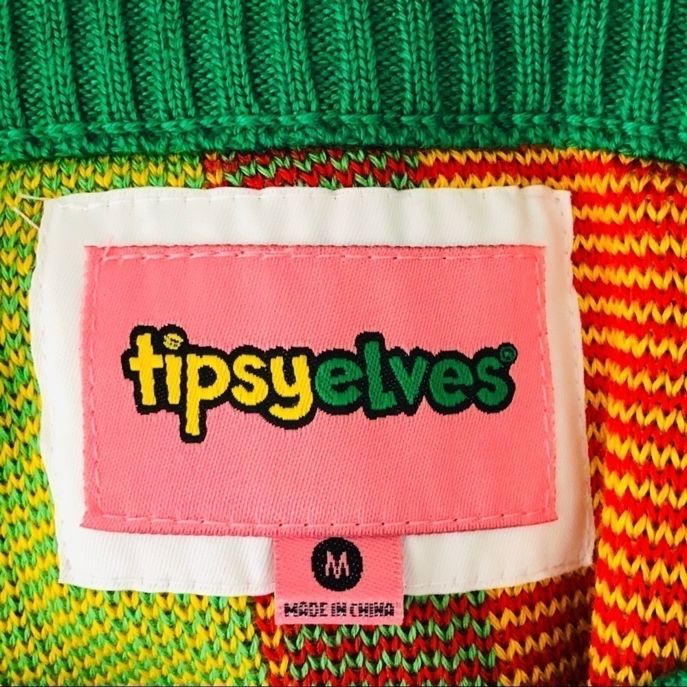 TIPSY‎ ELVES Christmas Sweater - Picture 4 of 6